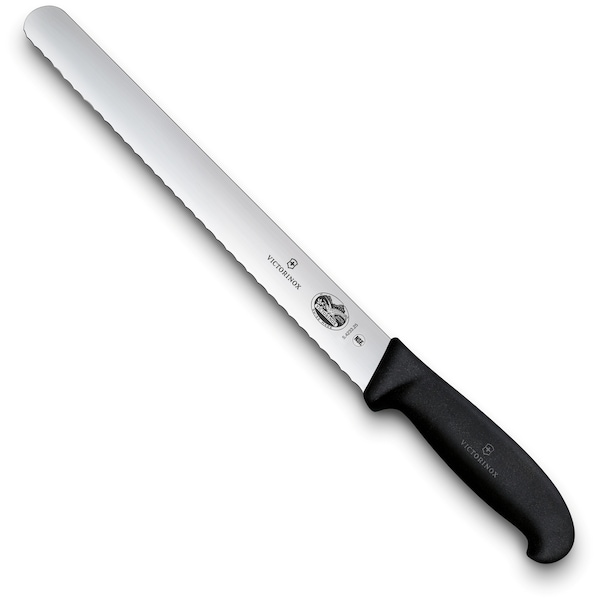 Swiss Army Brands 40640 Kitchen Fibrox Pro Black Slicing - Serrated, 10In Roast Beef Blade, 10.25In Width At Handle VIC-5.4233.25 - main